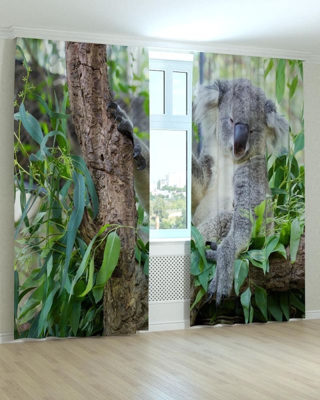 Фотоштори DECOLIV Тварини Принт 04-018 Тюль