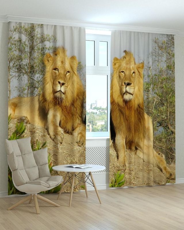 Фотоштори DECOLIV Тварини Принт 04-024 Блекаут