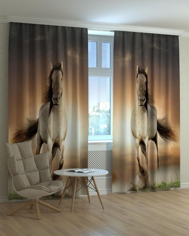 Фотоштори DECOLIV Тварини Принт 04-028 Тюль