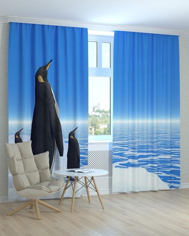 Фотоштори DECOLIV Тварини Принт 04-039 Тюль