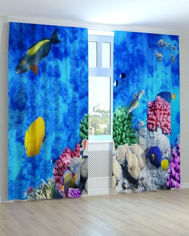 Фотоштори DECOLIV Тварини Принт 04-042 Тюль