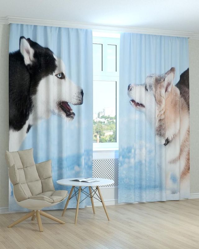 Фотоштори DECOLIV Тварини Принт 04-050 Тюль