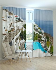 Фотоштори DECOLIV Місто Принт 06-010 Тюль