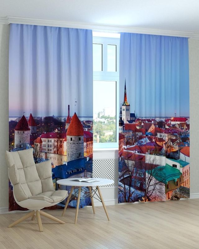 Фотоштори DECOLIV Місто Принт 06-011 Блекаут