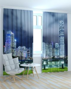 Фотоштори DECOLIV Місто Принт 06-015 Тюль