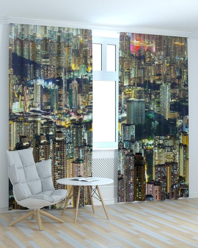 Фотоштори DECOLIV Місто Принт 06-031 Блекаут