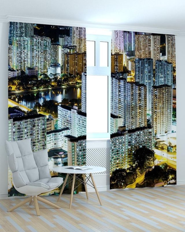 Фотоштори DECOLIV Місто Принт 06-035 Блекаут