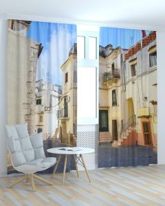 Фотоштори DECOLIV Місто Принт 06-036 Тюль