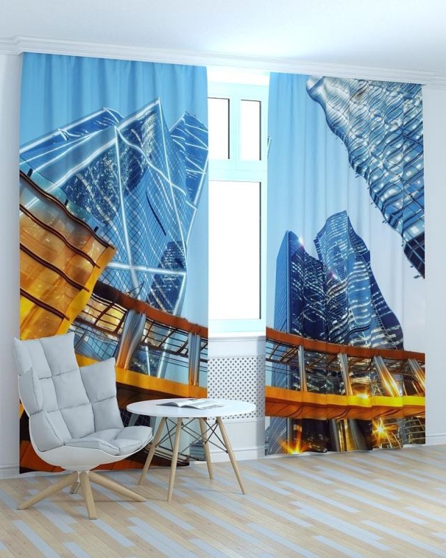 Фотоштори DECOLIV Місто Принт 06-043 Блекаут