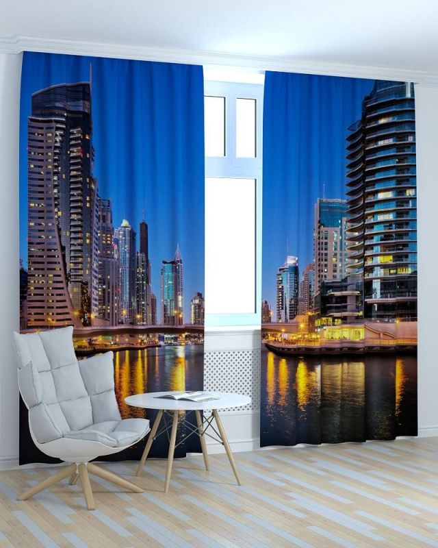 Фотоштори DECOLIV Місто Принт 06-057 Блекаут