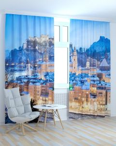 Фотоштори DECOLIV Місто Принт 06-067 Тюль