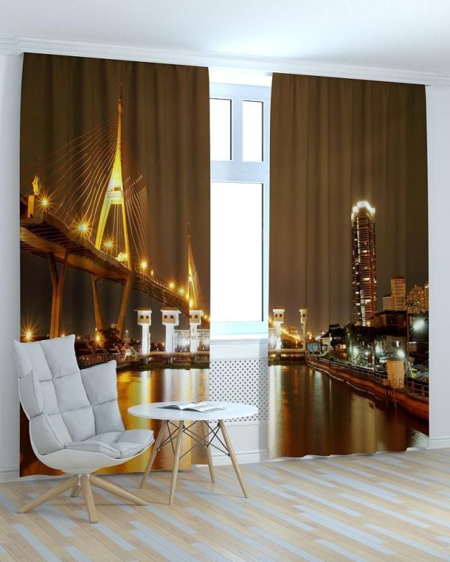 Фотоштори DECOLIV Місто Принт 06-081 Блекаут