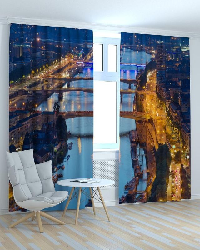 Фотоштори DECOLIV Місто Принт 06-083 Блекаут