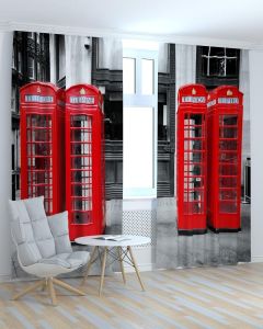 Фотоштори DECOLIV Місто Принт 06-101 Тюль