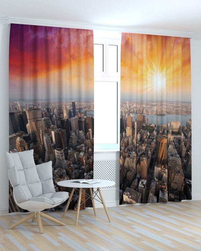 Фотоштори DECOLIV Місто Принт 06-106 Блекаут