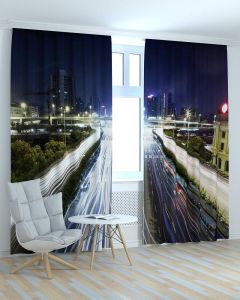 Фотоштори DECOLIV Місто Принт 06-117 Тюль