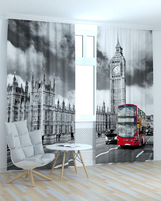 Фотоштори DECOLIV Місто Принт 06-129 Блекаут