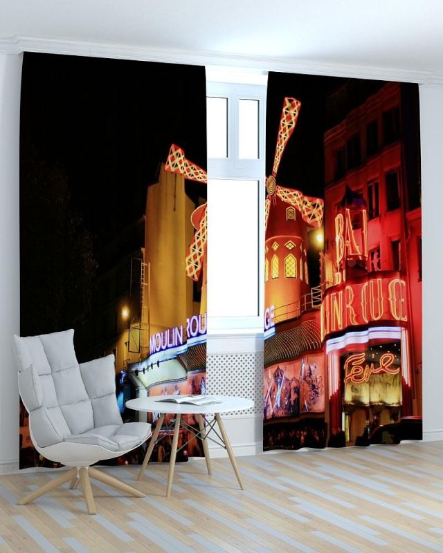 Фотоштори DECOLIV Місто Принт 06-131 Тюль