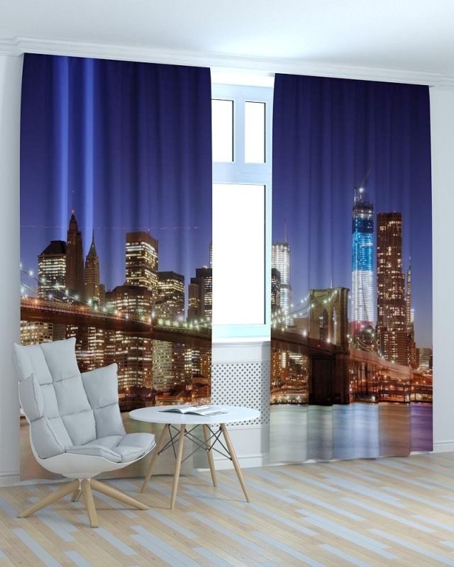 Фотоштори DECOLIV Місто Принт 06-142 Блекаут