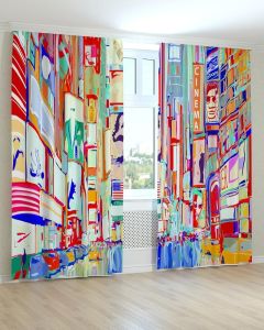 Фотоштори DECOLIV Абстракція Принт 07-014 Тюль