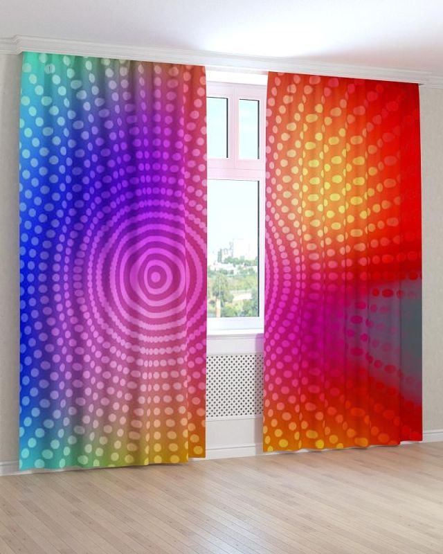 Фотоштори DECOLIV Абстракція Принт 07-028 Тюль