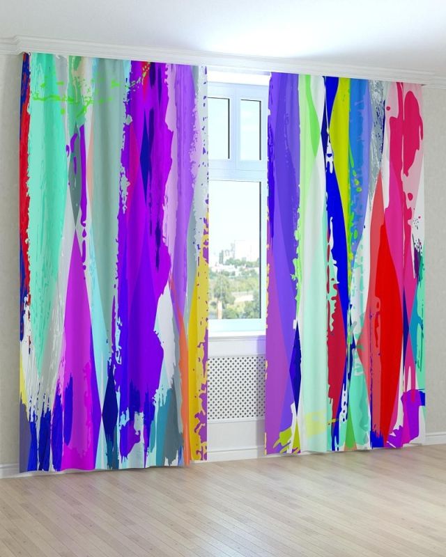 Фотоштори DECOLIV Абстракція Принт 07-033 Тюль