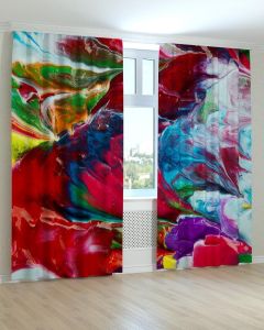 Фотоштори DECOLIV Абстракція Принт 07-035 Тюль