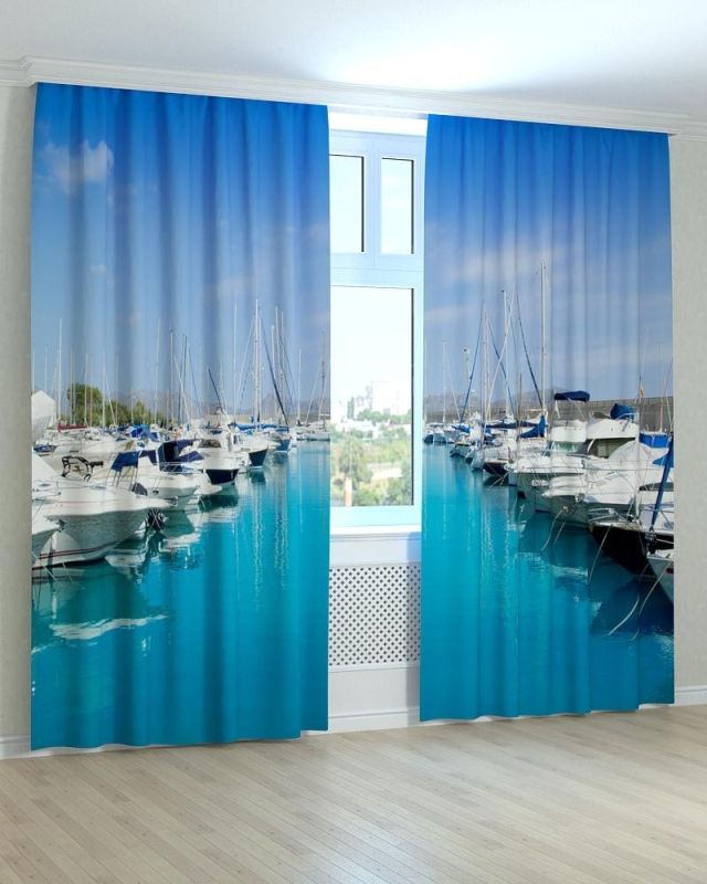 Фотоштори DECOLIV Абстракція Принт 07-074 Тюль