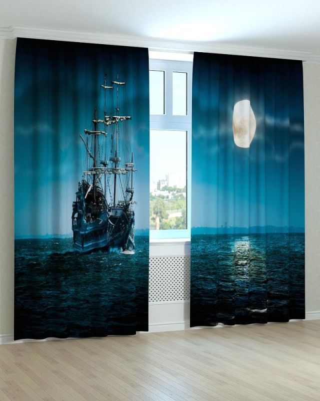 Фотоштори DECOLIV Абстракція Принт 07-098 Тюль