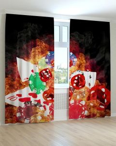 Фотоштори DECOLIV Абстракція Принт 07-108 Тюль