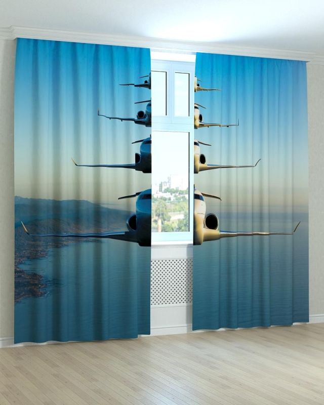 Фотоштори DECOLIV Абстракція Принт 07-113 Тюль