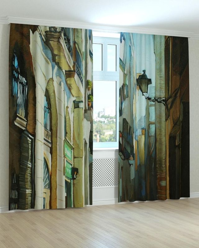 Фотоштори DECOLIV Абстракція Принт 07-121 Тюль