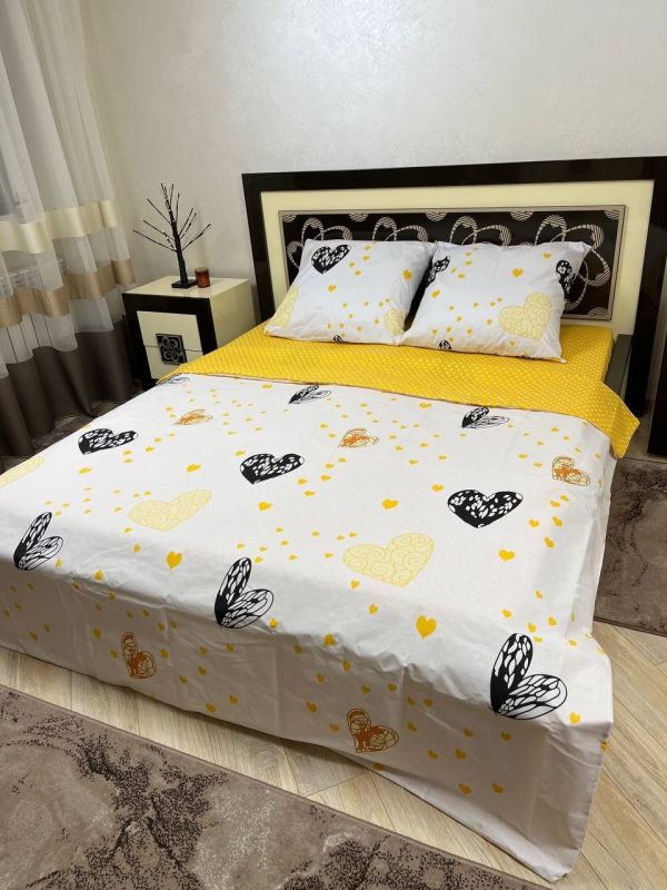 Комплект постільної білизни Преміум 01-015 Бязь