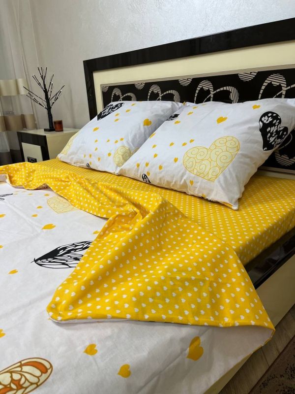 Комплект постільної білизни Преміум 01-015 Бязь