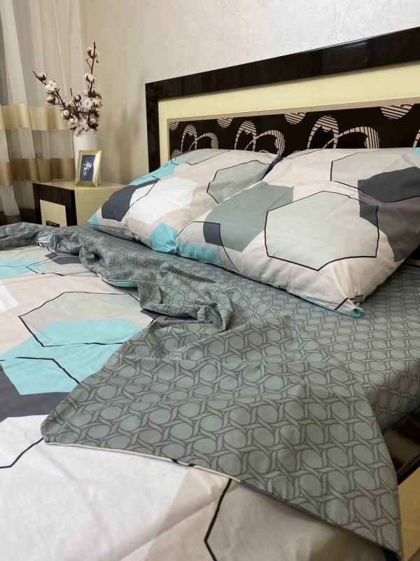 Комплект постільної білизни Преміум 01-016 Бязь