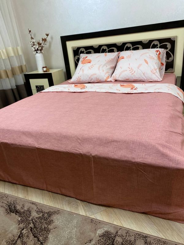 Комплект постільної білизни Преміум 01-032 Бязь