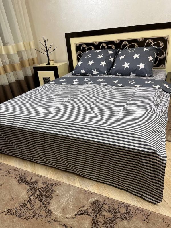 Комплект постільної білизни Преміум 01-034 Бязь