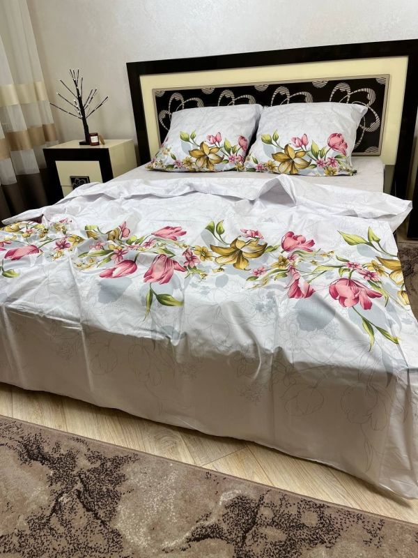 Комплект постільної білизни Преміум 01-038 Бязь