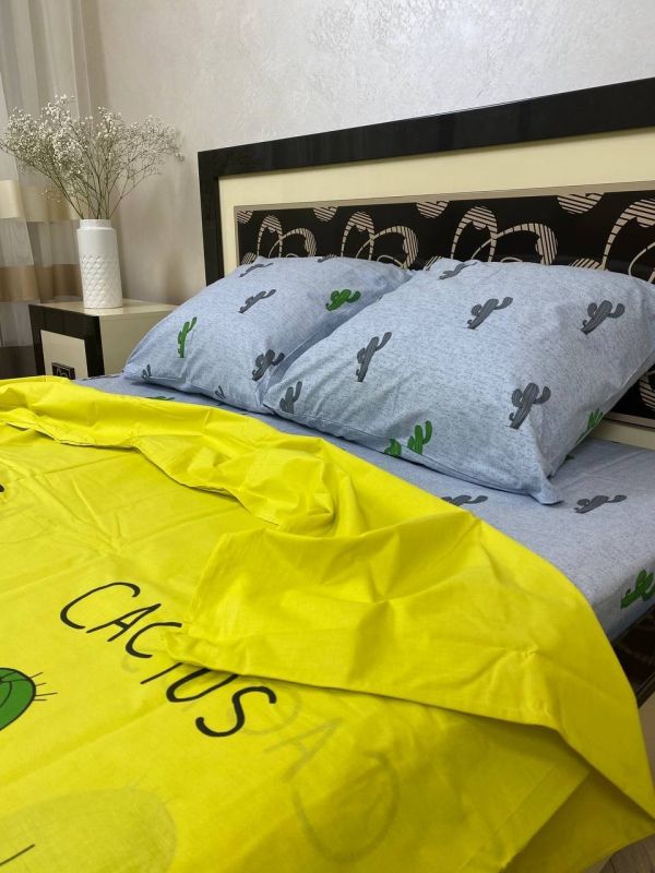 Комплект постільної білизни Преміум 01-047 Бязь