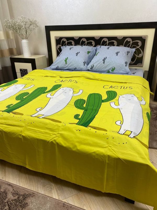 Комплект постільної білизни Преміум 01-047 Бязь