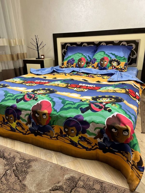 Комплект постільної білизни Преміум 01-051 Бязь