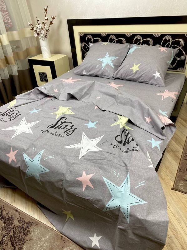 Комплект постільної білизни Преміум 01-052 Бязь