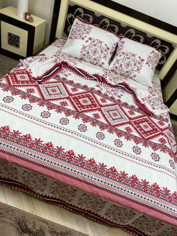 Комплект постільної білизни Преміум 02-001 Бязь