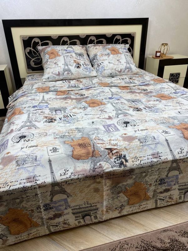 Комплект постільної білизни Преміум 02-002 Бязь