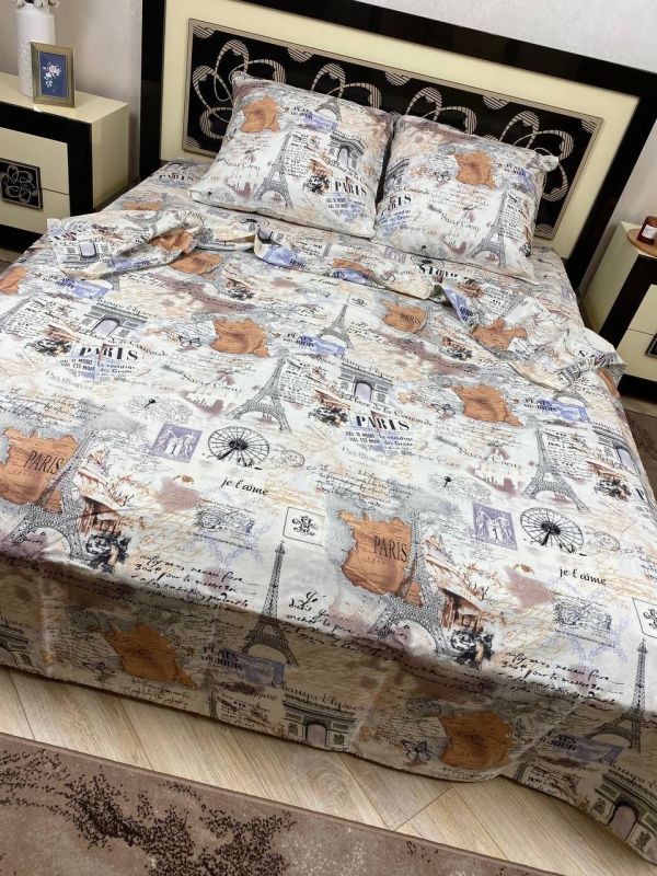 Комплект постільної білизни Преміум 02-002 Бязь