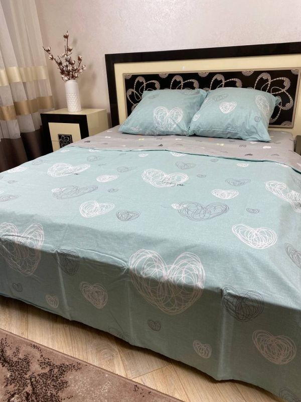 Комплект постільної білизни Преміум 02-004 Бязь