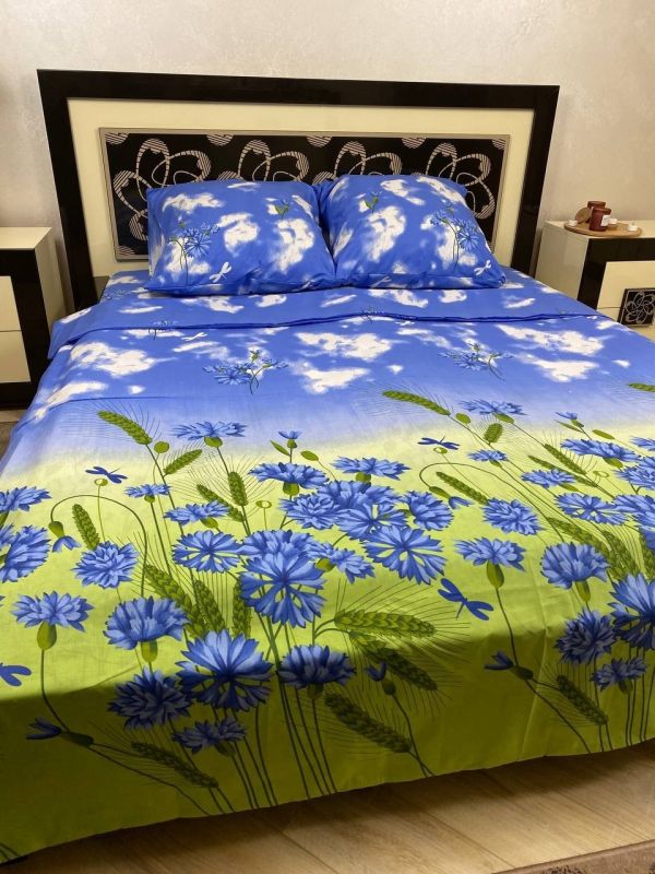 Комплект постільної білизни Преміум 02-007 Бязь