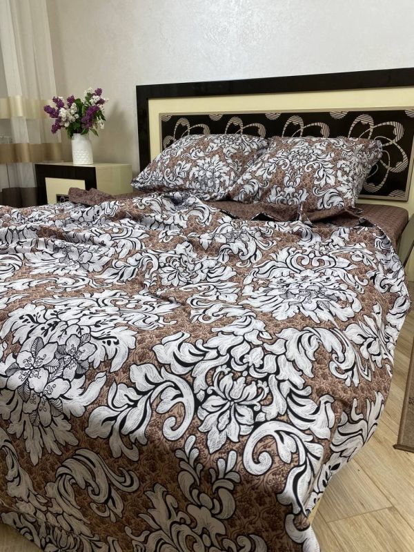 Комплект постільної білизни Преміум 02-009 Бязь