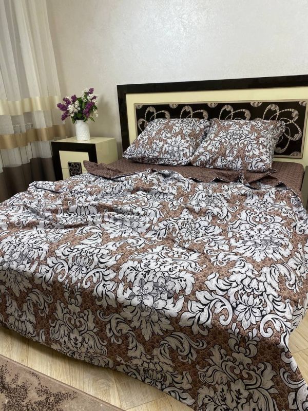 Комплект постільної білизни Преміум 02-009 Бязь