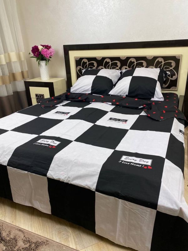 Комплект постільної білизни Преміум 02-016 Бязь